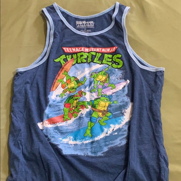 Teenage ninja turtles tank top; M - Picture 3 of 4